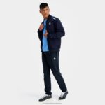 Clothing HVDBF34 Men Le Coq Sportif Zipped Sweatshirt Blue - Image 5