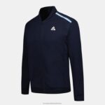 Clothing HVDBF34 Men Le Coq Sportif Zipped Sweatshirt Blue - Image 6