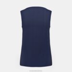 Clothing HVDBF350 Women Le Coq Sportif Vest Top Blue - Image 3