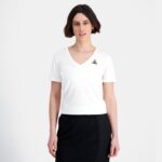 Clothing HVDBF352 Women Le Coq Sportif T-Shirt White