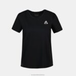 Clothing HVDBF354 Women Le Coq Sportif T-Shirt Black - Image 2