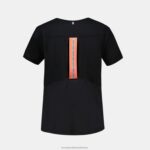 Clothing HVDBF354 Women Le Coq Sportif T-Shirt Black - Image 3