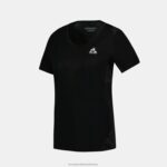 Clothing HVDBF357 Women Le Coq Sportif T-Shirt Black - Image 6