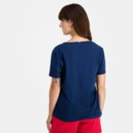 Clothing HVDBF358 Women Le Coq Sportif T-Shirt Blue - Image 4