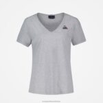 Clothing HVDBF359 Women Le Coq Sportif T-Shirt Grey - Image 2
