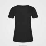 Clothing HVDBF360 Women Le Coq Sportif T-Shirt Black - Image 3