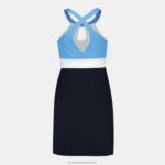 Clothing HVDBF367 Women Le Coq Sportif Dress Blue - Image 3
