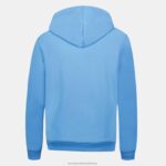 Clothing HVDBF36 Men Le Coq Sportif Hooded Sweatshirt Blue - Image 3