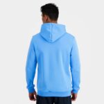 Clothing HVDBF36 Men Le Coq Sportif Hooded Sweatshirt Blue - Image 4