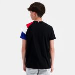 Clothing HVDBF377 Children Le Coq Sportif T-Shirt Black - Image 4