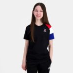 Clothing HVDBF377 Children Le Coq Sportif T-Shirt Black - Image 7