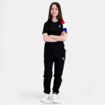 Clothing HVDBF377 Children Le Coq Sportif T-Shirt Black - Image 9