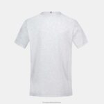 Clothing HVDBF378 Children Le Coq Sportif T-Shirt Grey - Image 3