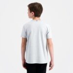 Clothing HVDBF378 Children Le Coq Sportif T-Shirt Grey - Image 4