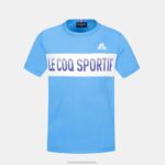 Clothing HVDBF379 Children Le Coq Sportif T-Shirt Blue - Image 2