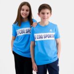 Clothing HVDBF379 Children Le Coq Sportif T-Shirt Blue - Image 5