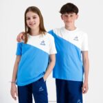 Clothing HVDBF381 Children Le Coq Sportif T-Shirt Blue - Image 5