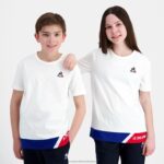 Clothing HVDBF383 Children Le Coq Sportif T-Shirt White - Image 5