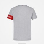 Clothing HVDBF384 Children Le Coq Sportif T-Shirt Grey - Image 3