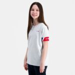Clothing HVDBF384 Children Le Coq Sportif T-Shirt Grey - Image 6