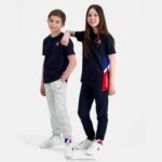 Clothing HVDBF385 Children Le Coq Sportif T-Shirt Blue - Image 5