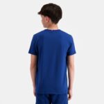 Clothing HVDBF386 Children Le Coq Sportif T-Shirt Blue - Image 4
