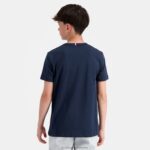 Clothing HVDBF388 Children Le Coq Sportif T-Shirt Blue - Image 4