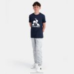 Clothing HVDBF388 Children Le Coq Sportif T-Shirt Blue - Image 6