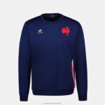 Clothing HVDBF38 Men Le Coq Sportif Sweatshirt Blue - Image 2