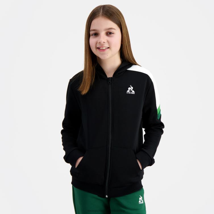 Clothing HVDBF391 Children Le Coq Sportif Hooded Sweatshirt With Zip Multicoloured - Image 7
