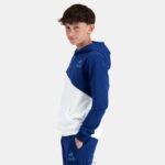 Clothing HVDBF395 Children Le Coq Sportif Hooded Sweatshirt Blue