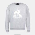 Clothing HVDBF397 Children Le Coq Sportif Sweatshirt Grey - Image 2