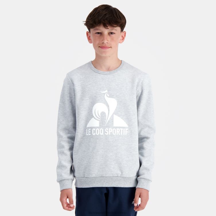 clothing_hvdbf397_children_le_coq_sportif_sweatshirt_grey.jpg Clothing HVDBF397 Children Le Coq Sportif Sweatshirt Grey - Image 1