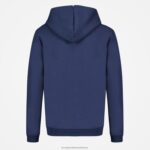 Clothing HVDBF398 Children Le Coq Sportif Hooded Sweatshirt With Zip Blue - Image 3