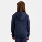 Clothing HVDBF398 Children Le Coq Sportif Hooded Sweatshirt With Zip Blue - Image 8
