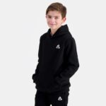Clothing HVDBF399 Children Le Coq Sportif Hooded Sweatshirt Black - Image 4
