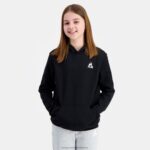 Clothing HVDBF399 Children Le Coq Sportif Hooded Sweatshirt Black - Image 7