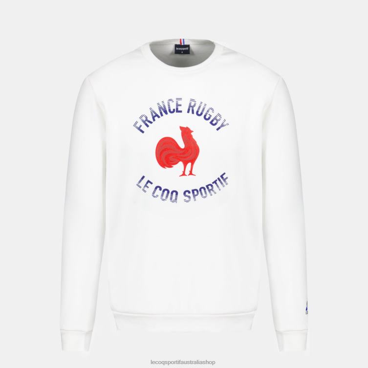 Clothing HVDBF3 Men Le Coq Sportif Sweatshirt - France Rugby White - Image 2