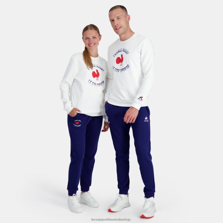 Clothing HVDBF3 Men Le Coq Sportif Sweatshirt - France Rugby White - Image 5