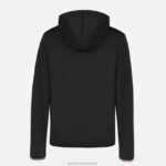 Clothing HVDBF400 Children Le Coq Sportif Hooded Sweatshirt With Zip Black - Image 2
