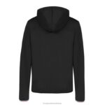 Clothing HVDBF400 Children Le Coq Sportif Hooded Sweatshirt With Zip Black - Image 3