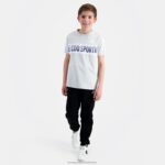 Clothing HVDBF409 Children Le Coq Sportif Trousers Black - Image 8