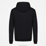 Clothing HVDBF40 Men Le Coq Sportif Hooded Sweatshirt Black - Image 3