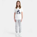 Clothing HVDBF410 Children Le Coq Sportif Trousers Grey - Image 8