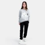 Clothing HVDBF411 Children Le Coq Sportif Trousers Black - Image 8