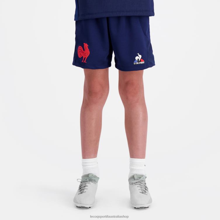Clothing HVDBF413 Children Le Coq Sportif Replica Short - Xv De France Blue - Image 1