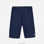 Clothing HVDBF415 Children Le Coq Sportif Shorts Blue - Image 2