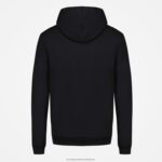 Clothing HVDBF41 Men Le Coq Sportif Hooded Sweatshirt Black - Image 3