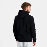 Clothing HVDBF41 Men Le Coq Sportif Hooded Sweatshirt Black - Image 4