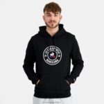 Clothing HVDBF42 Men Le Coq Sportif Hooded Sweatshirt Black